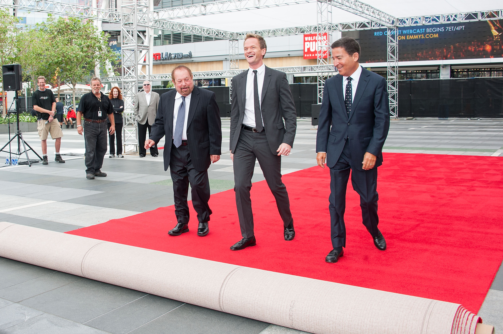 Neil Patrick Harris, Ken Ehrlich and Bruce Rosenblum at event of The 65th Primetime Emmy Awards (2013)