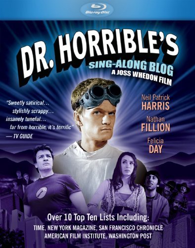 Neil Patrick Harris, Nathan Fillion, Simon Helberg and Felicia Day in Dr. Horrible's Sing-Along Blog (2008)