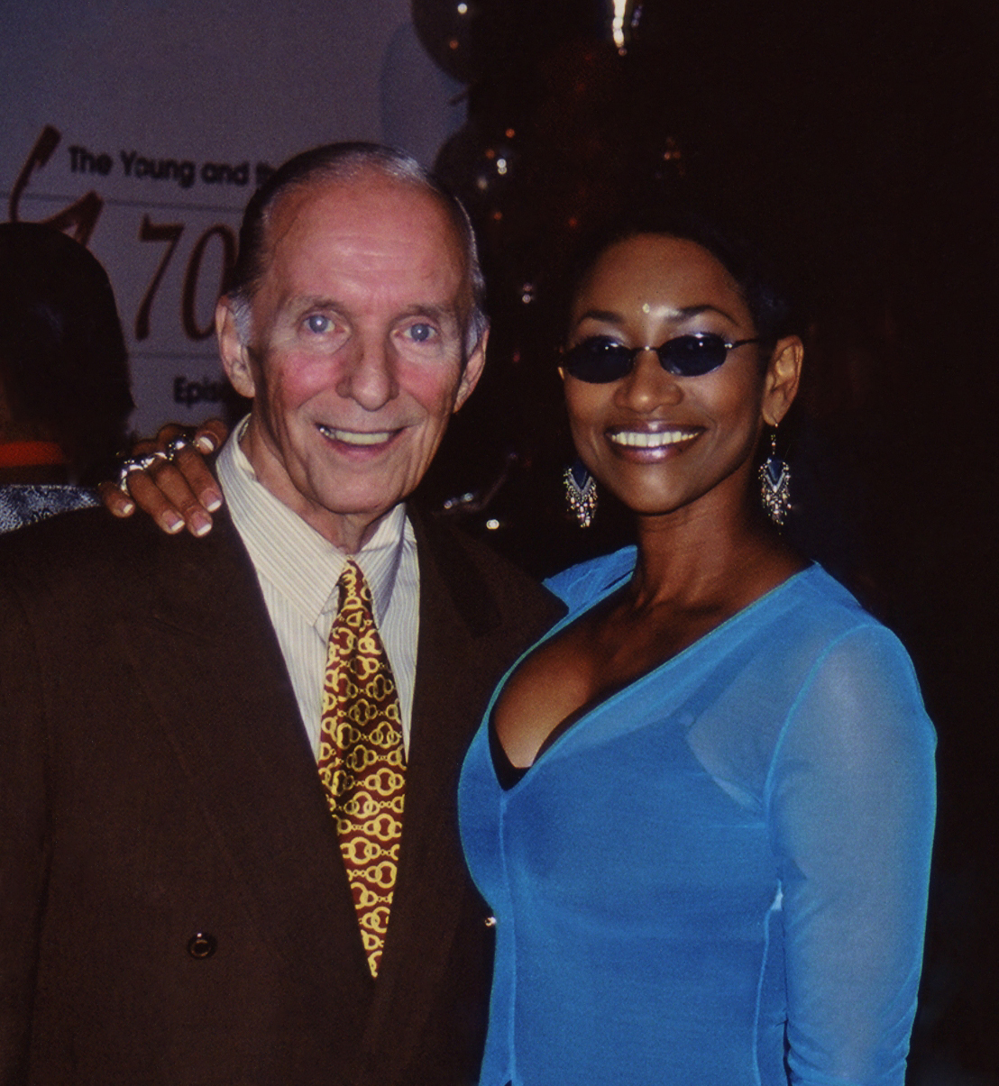 William J. Bell, creator of the Young and Restless and Pamella D'Pella at the 7000 episode event