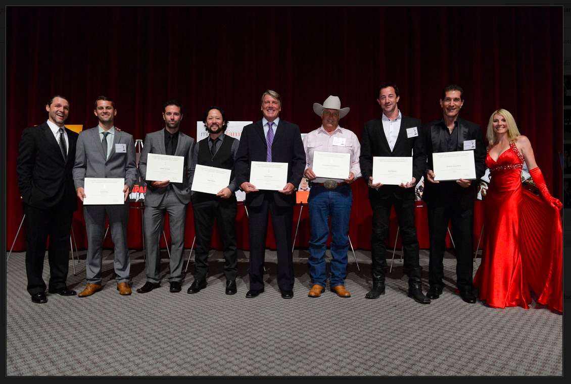 Hiro Koda with fellow Nominees at the Stunt Emmy Nomination reception.