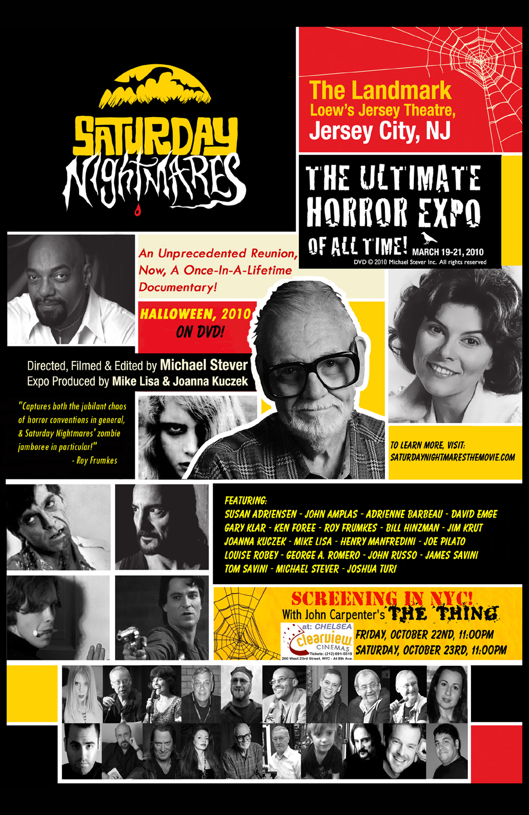 Official poster for 'Saturday Nightmares: The Ultimate Horror Expo Of All Time!'