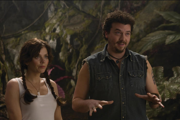 Still of Anna Friel and Danny McBride in Land of the Lost (2009)