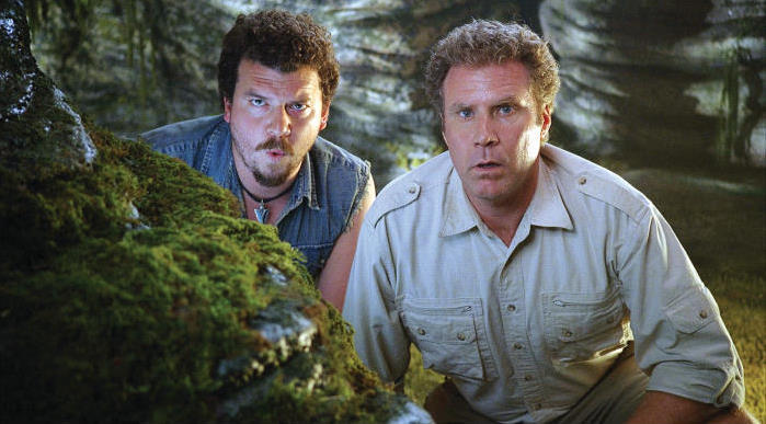 Still of Will Ferrell and Danny McBride in Land of the Lost (2009)
