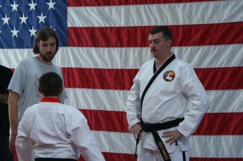 Still of Ben Best and Danny McBride in The Foot Fist Way (2006)