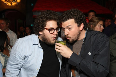Danny McBride and Jonah Hill at event of The Foot Fist Way (2006)