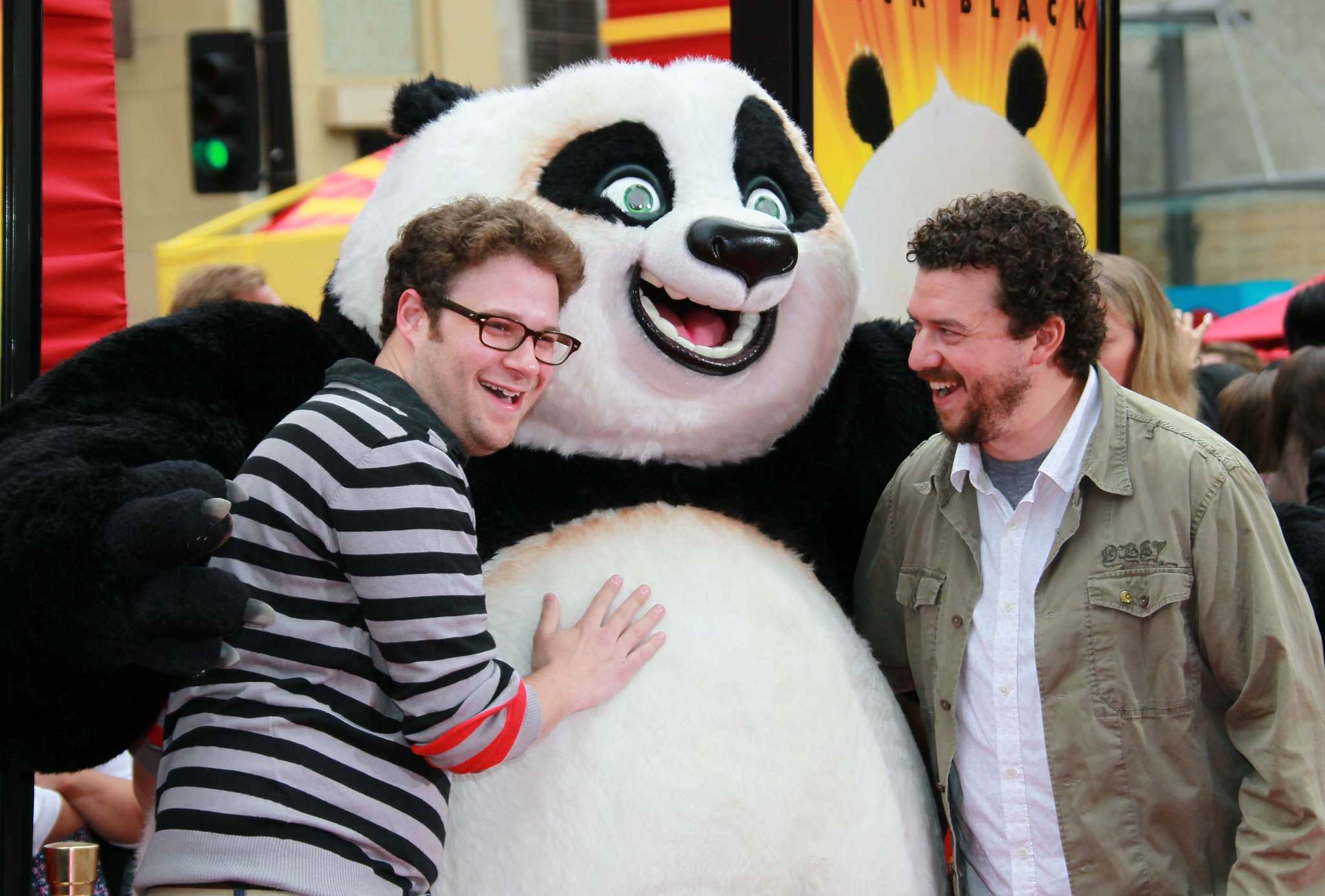 Seth Rogen and Danny McBride at event of Kung Fu Panda 2 (2011)