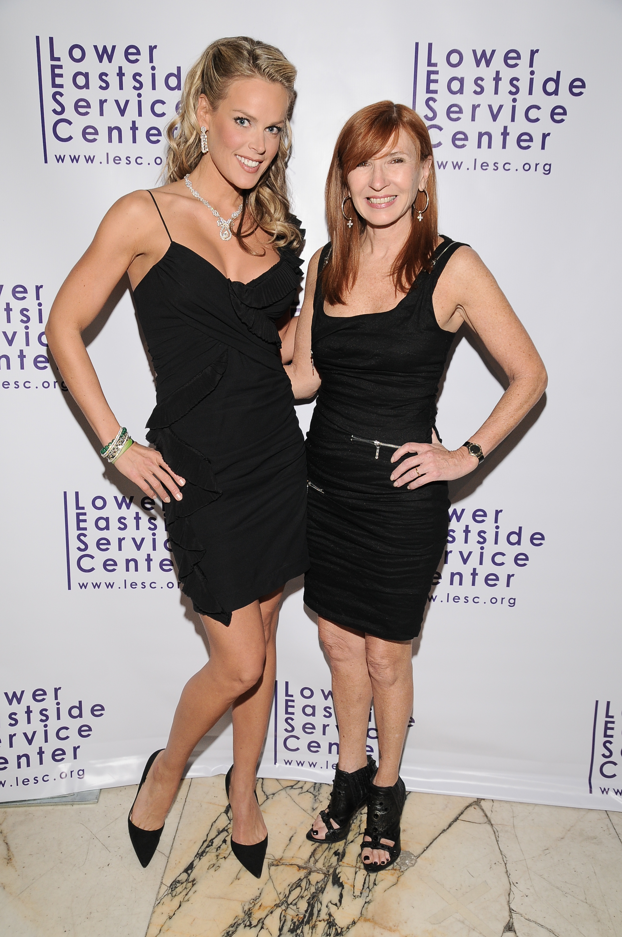 Heidi Albertsen and Nicole Miller at the Lower Eastside Service Center gala in May, 2010 in New York City.