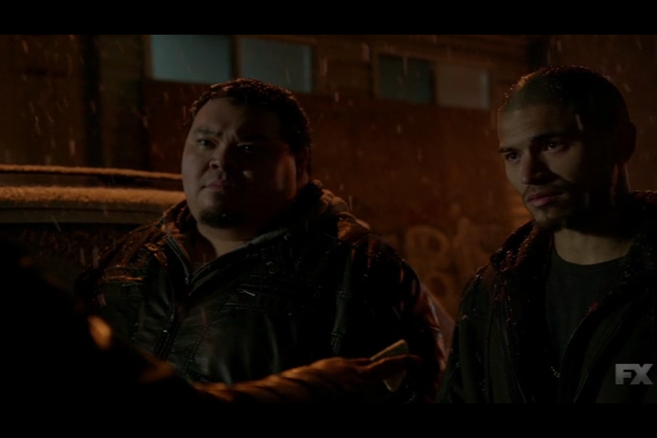 Pedro Miguel Arce and Miguel Gomez in The Strain