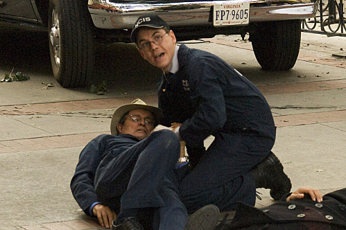 Still of David McCallum and Brian Dietzen in NCIS: Naval Criminal Investigative Service (2003)