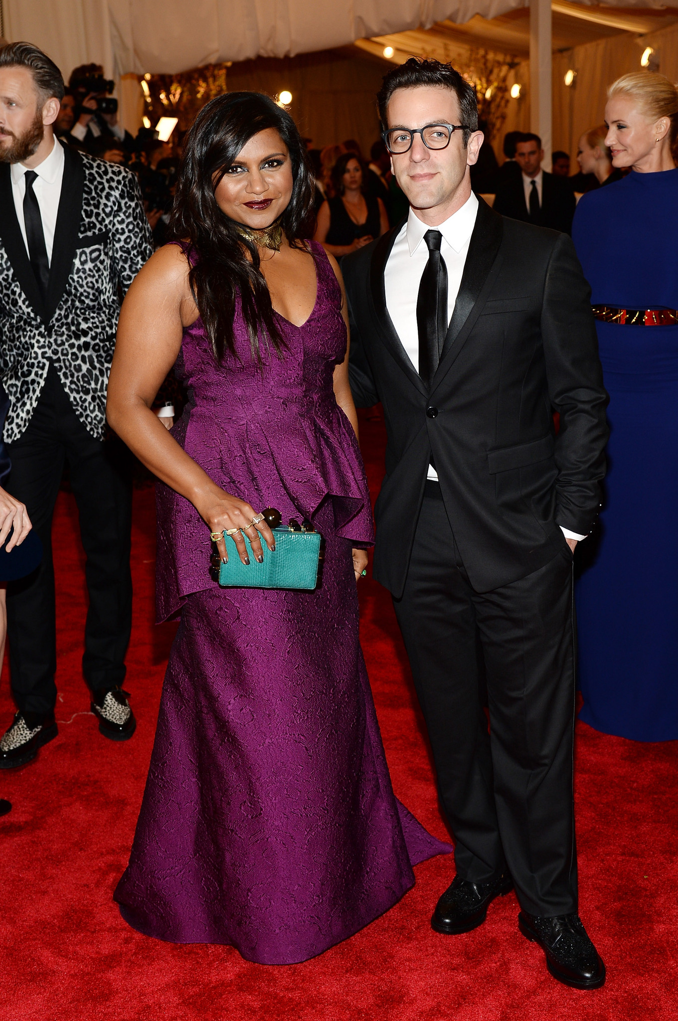 B.J. Novak and Mindy Kaling