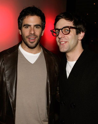 Eli Roth and B.J. Novak at event of Negarbingi sunsnukiai (2009)