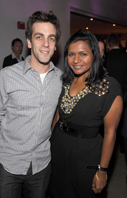 B.J. Novak and Mindy Kaling at event of The 61st Primetime Emmy Awards (2009)
