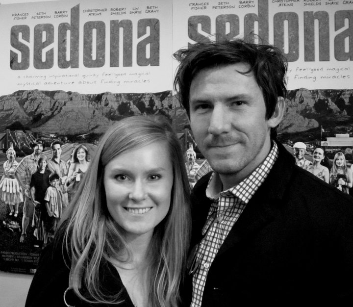 Luke Barnett and guest attend the Sedona International Film Festival.