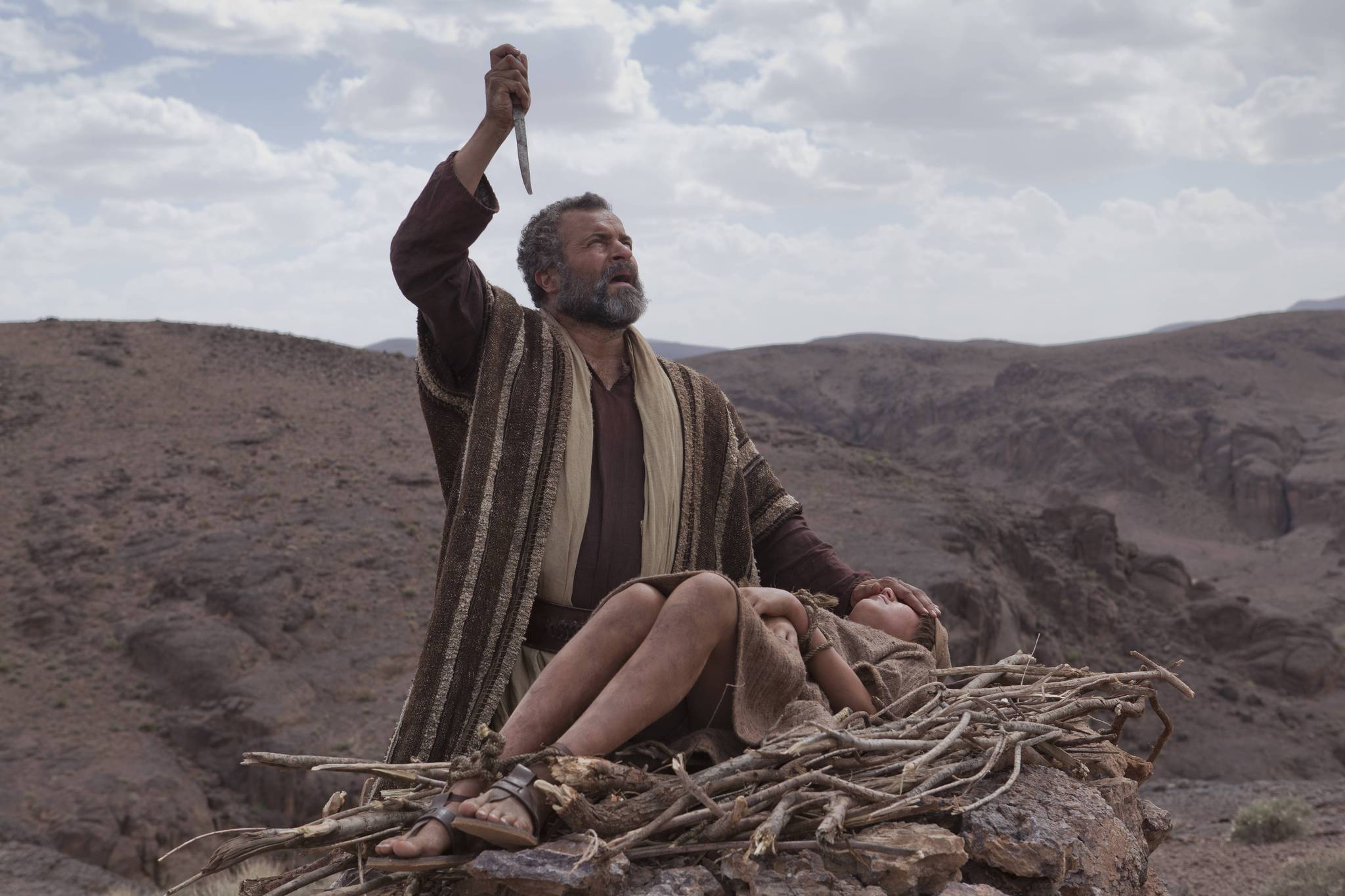 Still of Gary Oliver and Hugo Rossi in The Bible (2013)