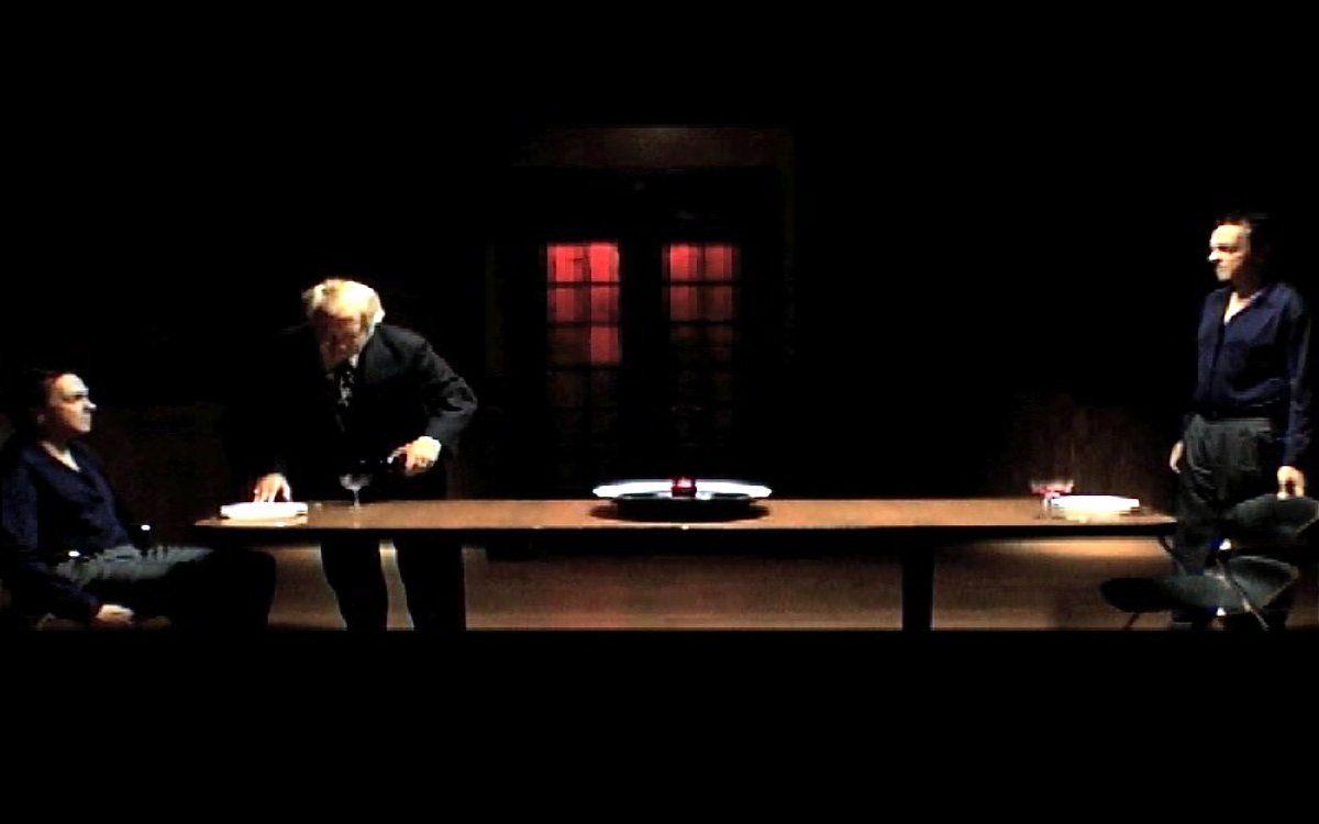 ''No Exit'' (2010). Luca Rodrigues (Joseph Garcin) and Harlan J. Strauss (Valet). Directed by Alex Kurze.