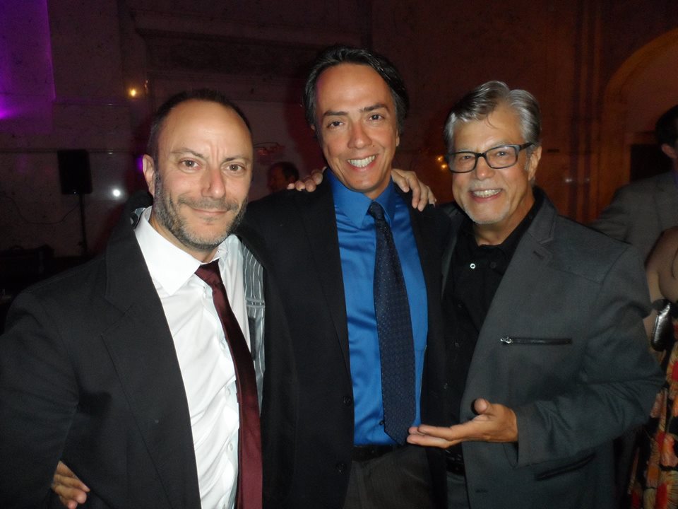 David Fraioli, Luca Rodrigues, and Vincent Guastaferro at the Stage Raw Awards Ceremony. (April 2015)