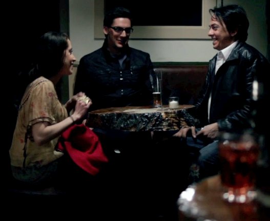 ''Bebe'' (2012). Michelle Cammarata (Alicia), Kyle Nicholson (Adam) and Luca Rodrigues (Paco) . Directed by Paul Hatzinicoletos.