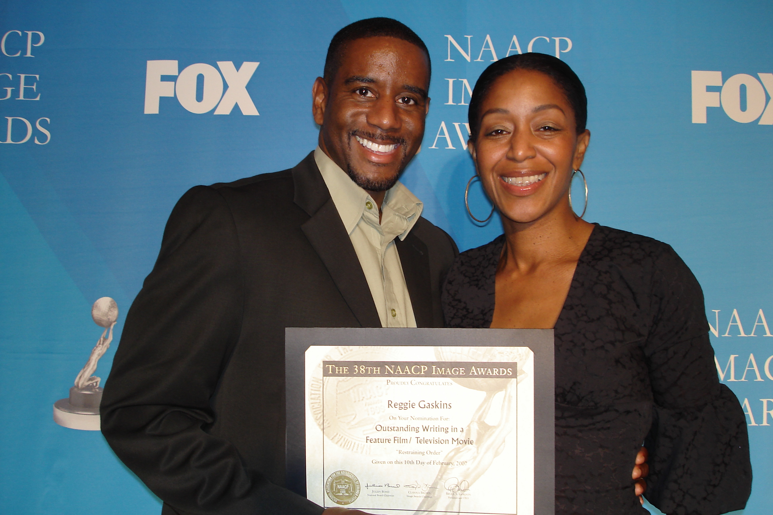 Reggie Gaskins & Robi Reed - NAACP Image Award Ceremony