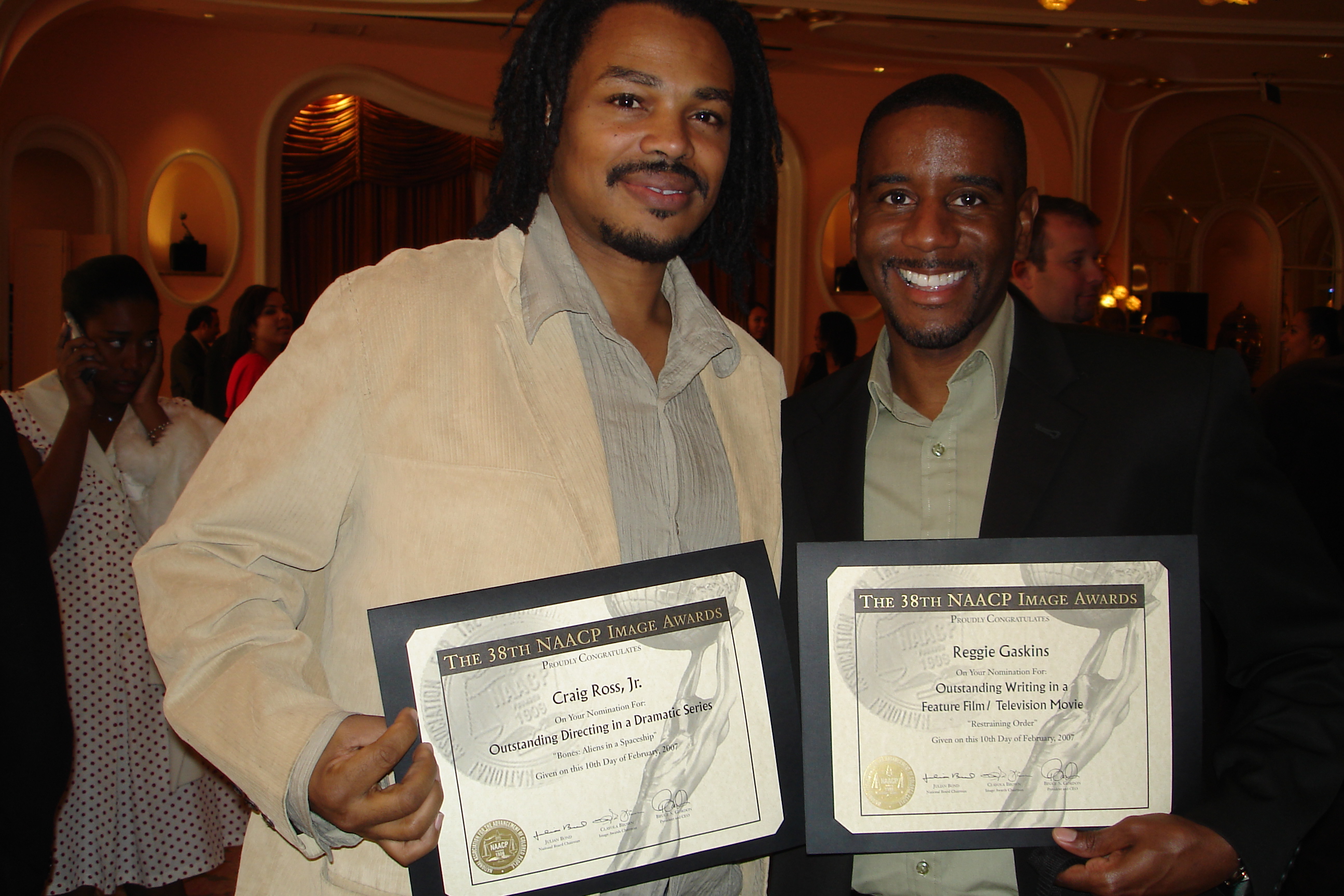 Reggie Gaskins & Craig Ross - NAACP Image Award Ceremony