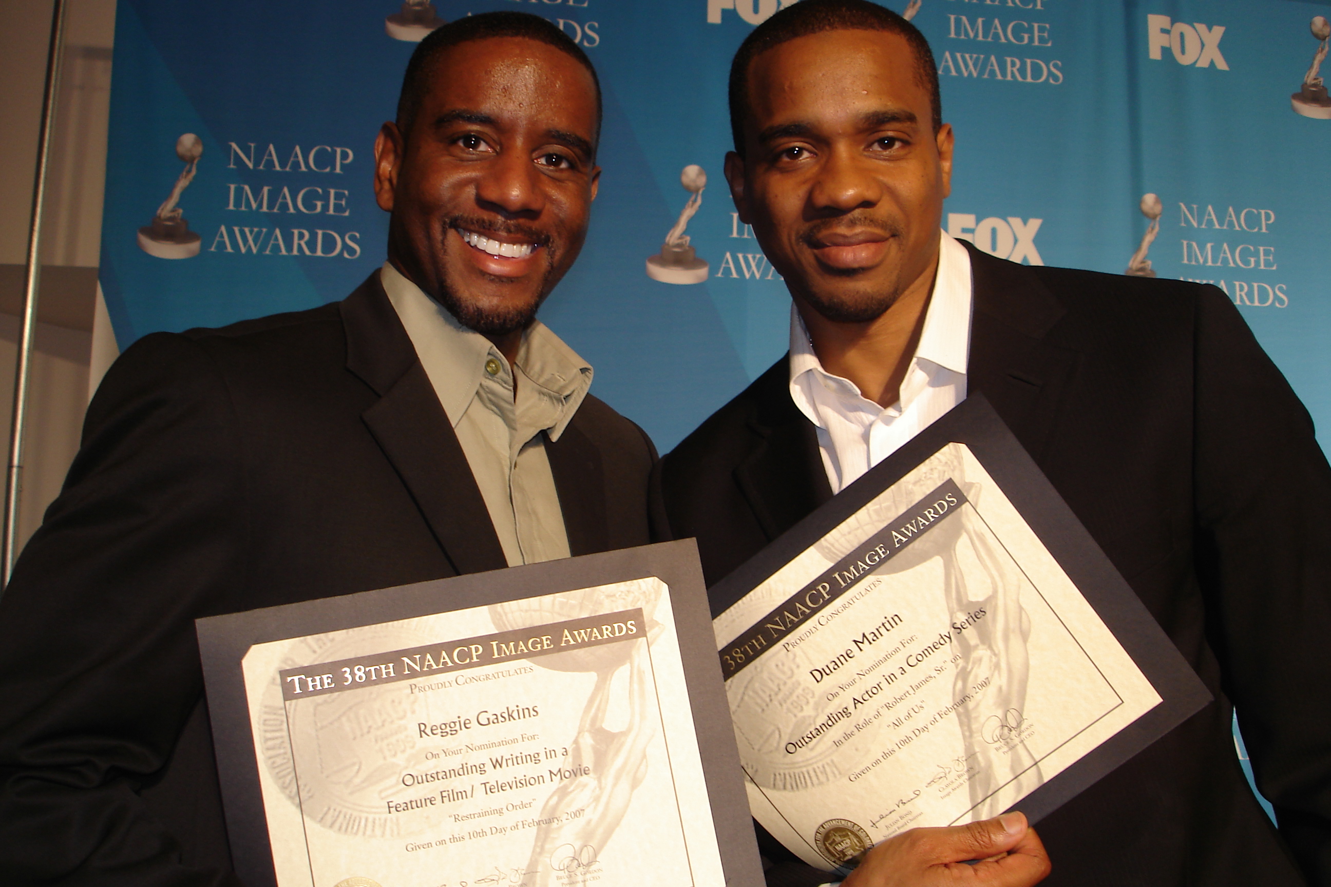 Reggie Gaskins, Duane Martin - NAACP Image Award Ceremony