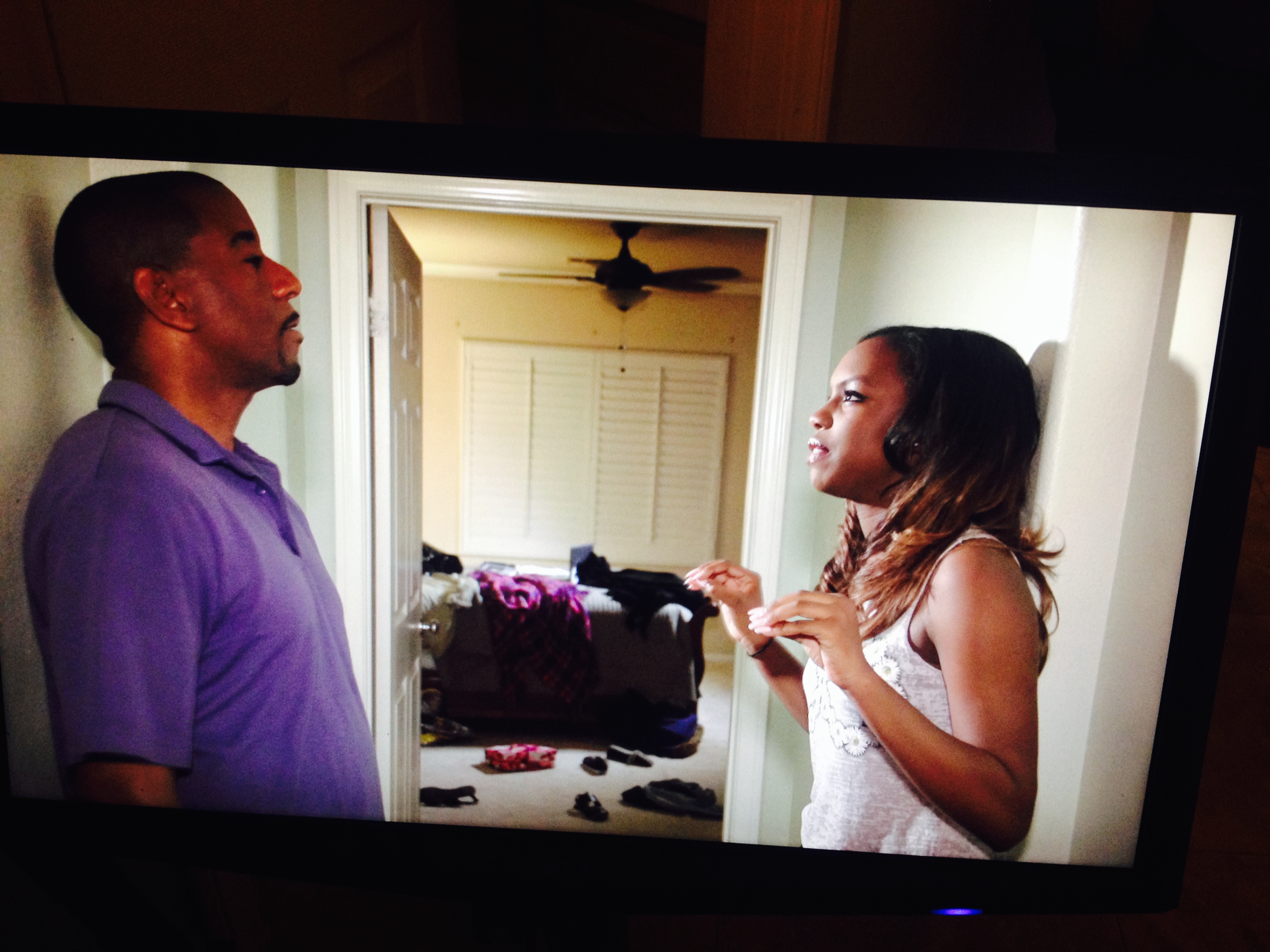 Reggie Gaskins and Selena Thurmond in a scene from 