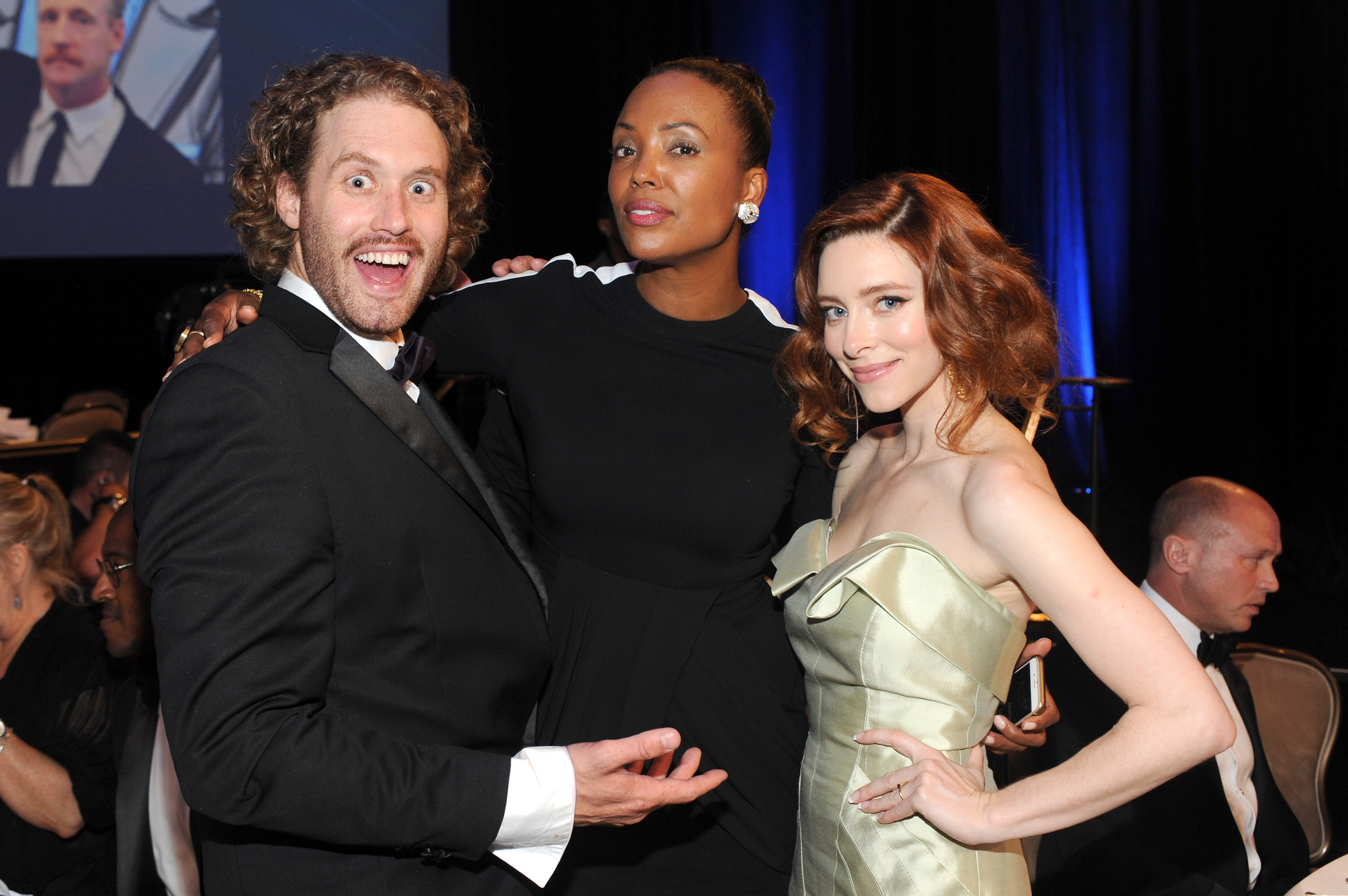 Aisha Tyler, Kate Miller and T.J. Miller