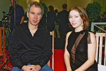 Still of John McEnroe and Agata Gotova in Autograph (2002)
