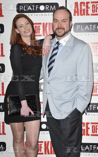 Jonathan Sothcott and Tamar Higgs at the Age of Kill premiere in London