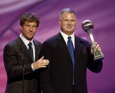 Dennis Quaid and Jim Morris at event of ESPY Awards (2002)
