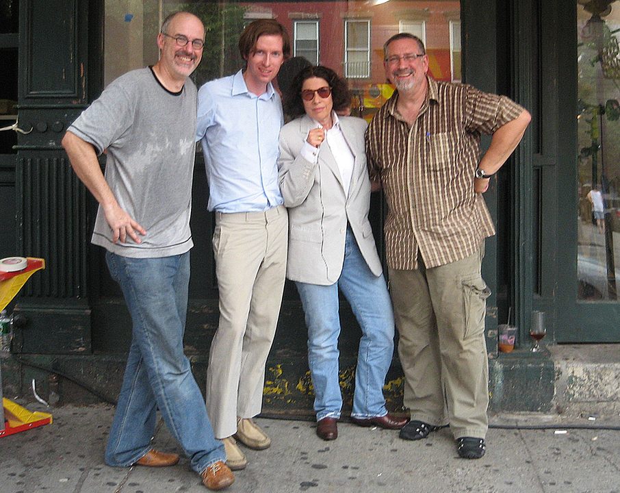 With Barry Braverman, Wes Anderson and Fran Leibowitz, NYC