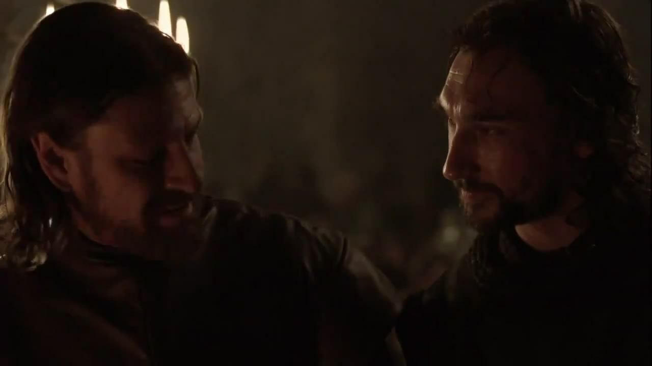 Sean Bean & Joseph Mawle in HBO's Game of Thrones