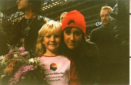 Chloe Greenfield and Vanessa Carlton after performing together and w/ Bon Jovi