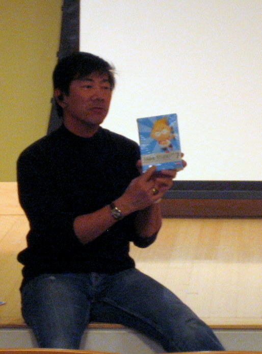 Craig Lew talks at the Los Angeles International Children's Film Festival and gives away Anime Studio Software to the kids.