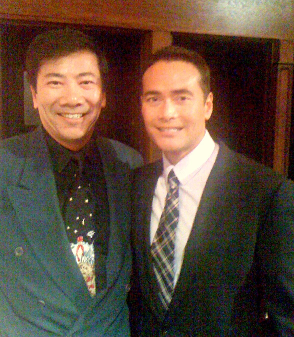 Craig Lew and Mark Dacascos at the CAPE Soiree.