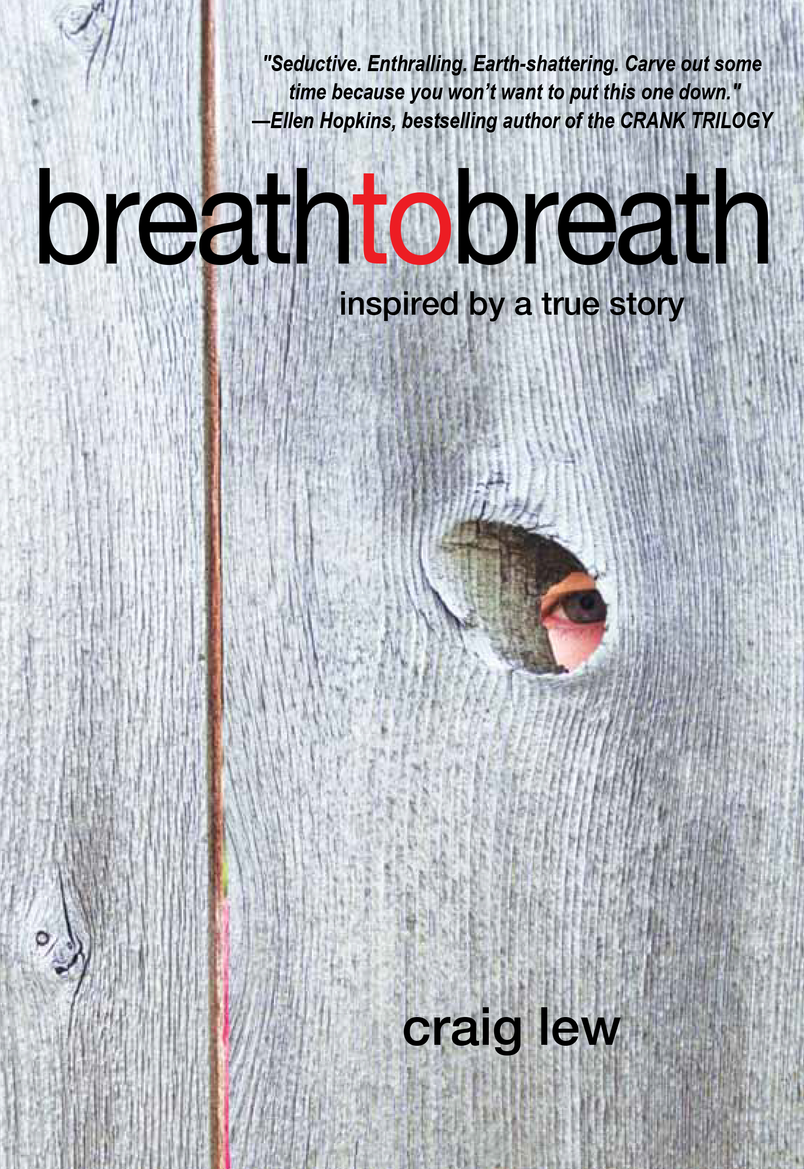 The cover of Breath to Breath, Debut YA novel published by Relish Media an Imprint of Little Pickle Press. Written by Craig Lew