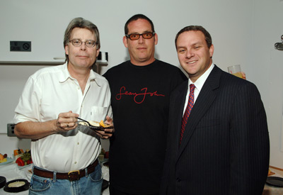 Stephen King, Mark Lazarus and Mike Fleiss