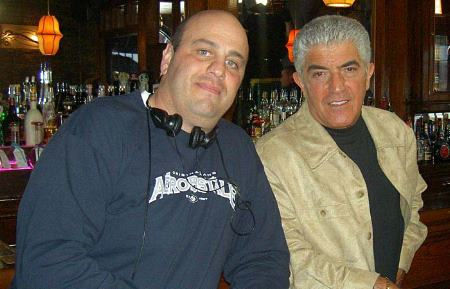 Director Joseph Ariola and Frank Vincent