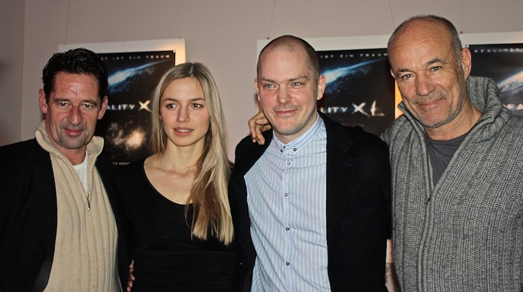 Reality XL Photograph of 2012 Inaugural Family Photo: (from left to right): Max Tidof, Annika G. Blendl, Godehard Giese, Heiner Lauterbach at the world premiere in Starnberg.