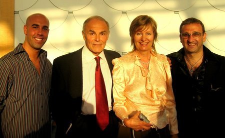 Joe Guarneri, John Saxon, Gloria Martel and Stan Harrington at the Action On Film, International Film Festival Awards Dinner.