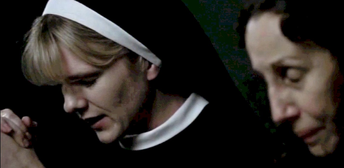 Still of Gloria Laino and Lily Rabe in American Horror Story: Asylum