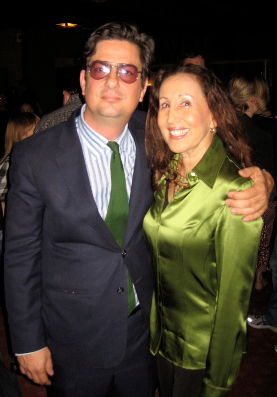 Gloria Laino and Roman Coppola at screening of 