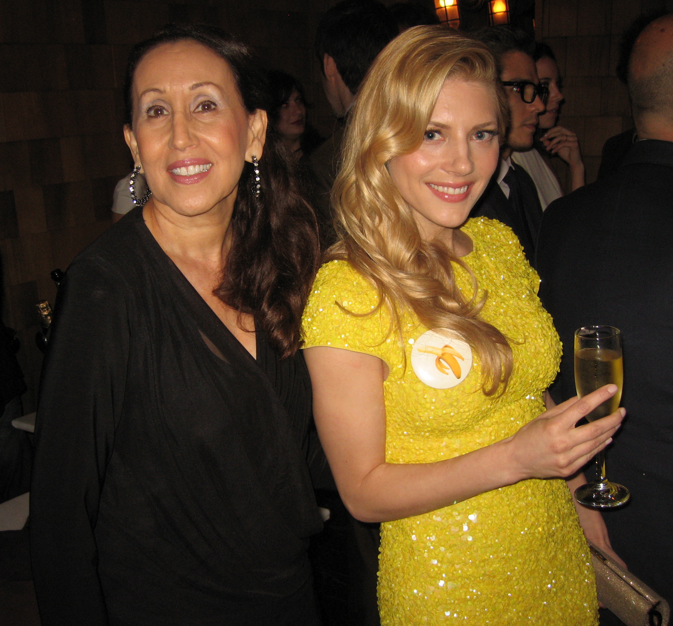 Gloria Laino and Katheryn Winnick at event of A Glimpse Inside the Mind of Charles Swan III
