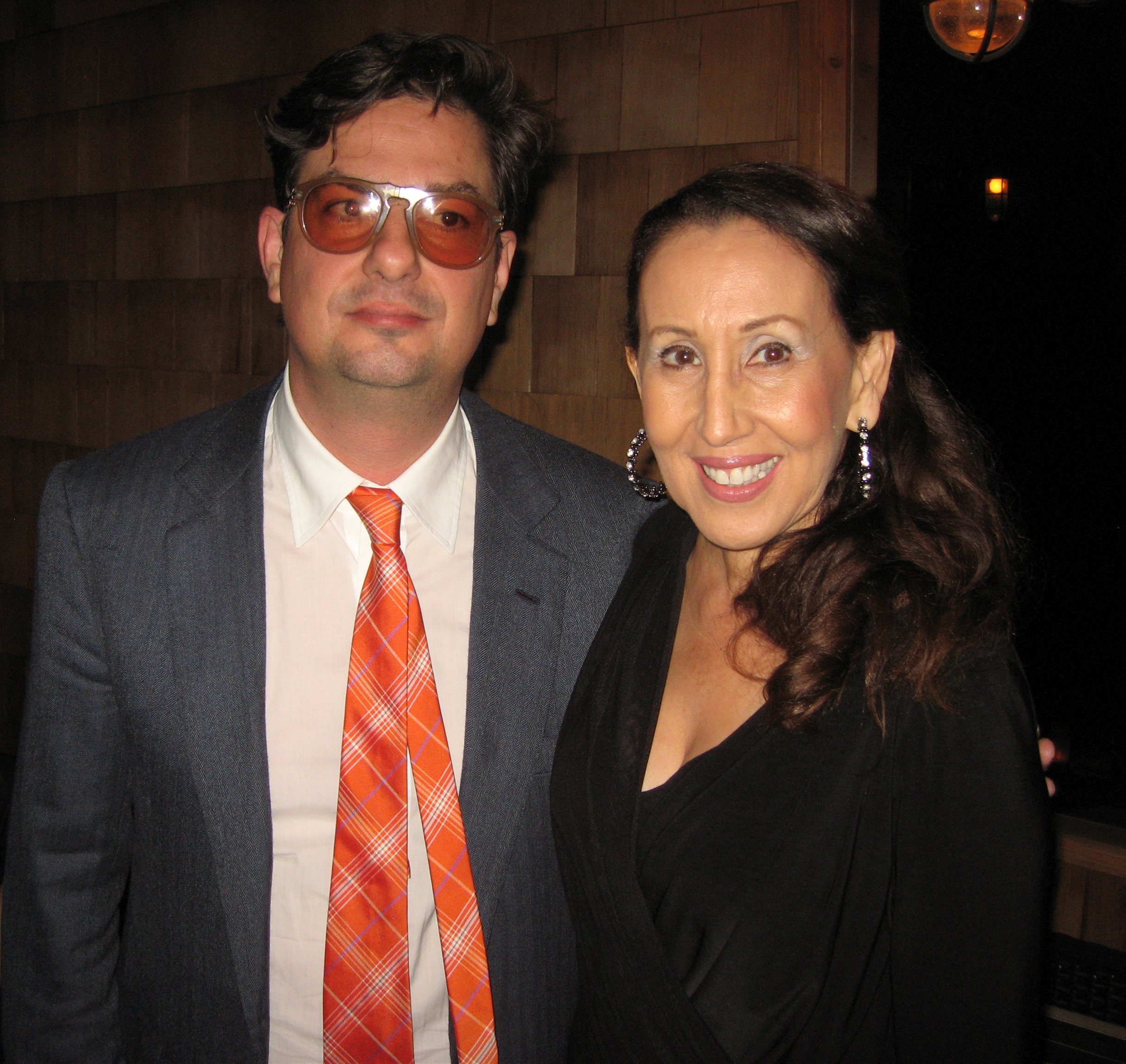 Gloria Laino and Roman Coppola at event of A Glimpse Inside the Mind of Charles Swan III