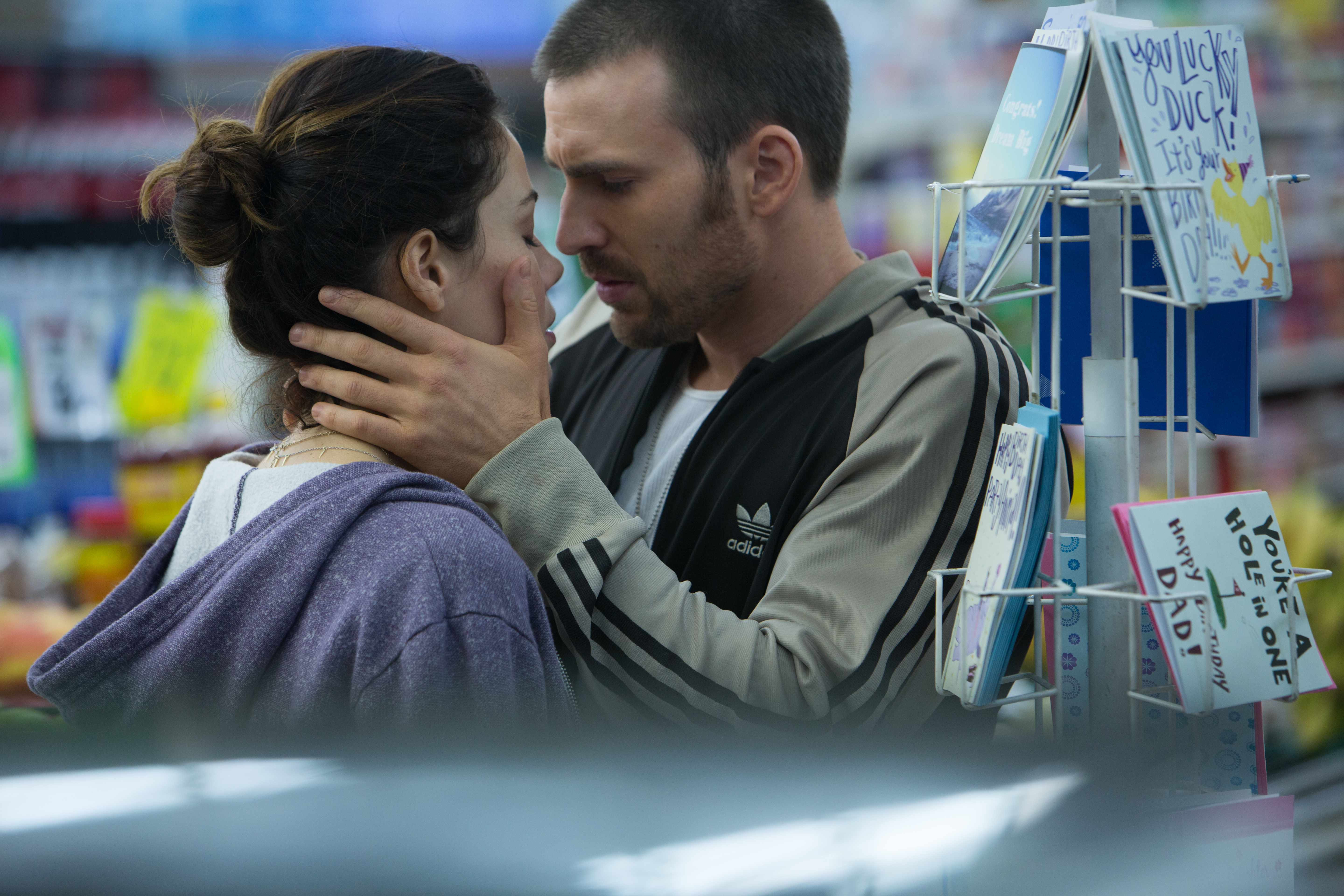 Still of Chris Evans and Michelle Monaghan in Playing It Cool (2014)