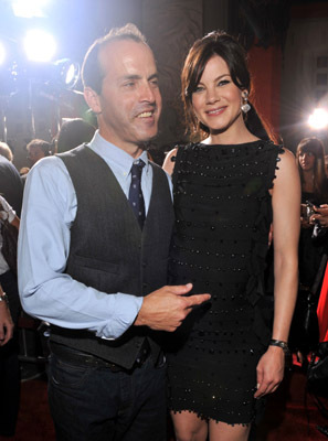 D.J. Caruso and Michelle Monaghan at event of Eagle Eye (2008)