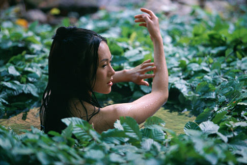 Still of Ziyi Zhang in Shi mian mai fu (2004)