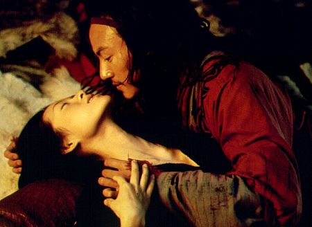 Still of Chen Chang and Ziyi Zhang in Wo hu cang long (2000)