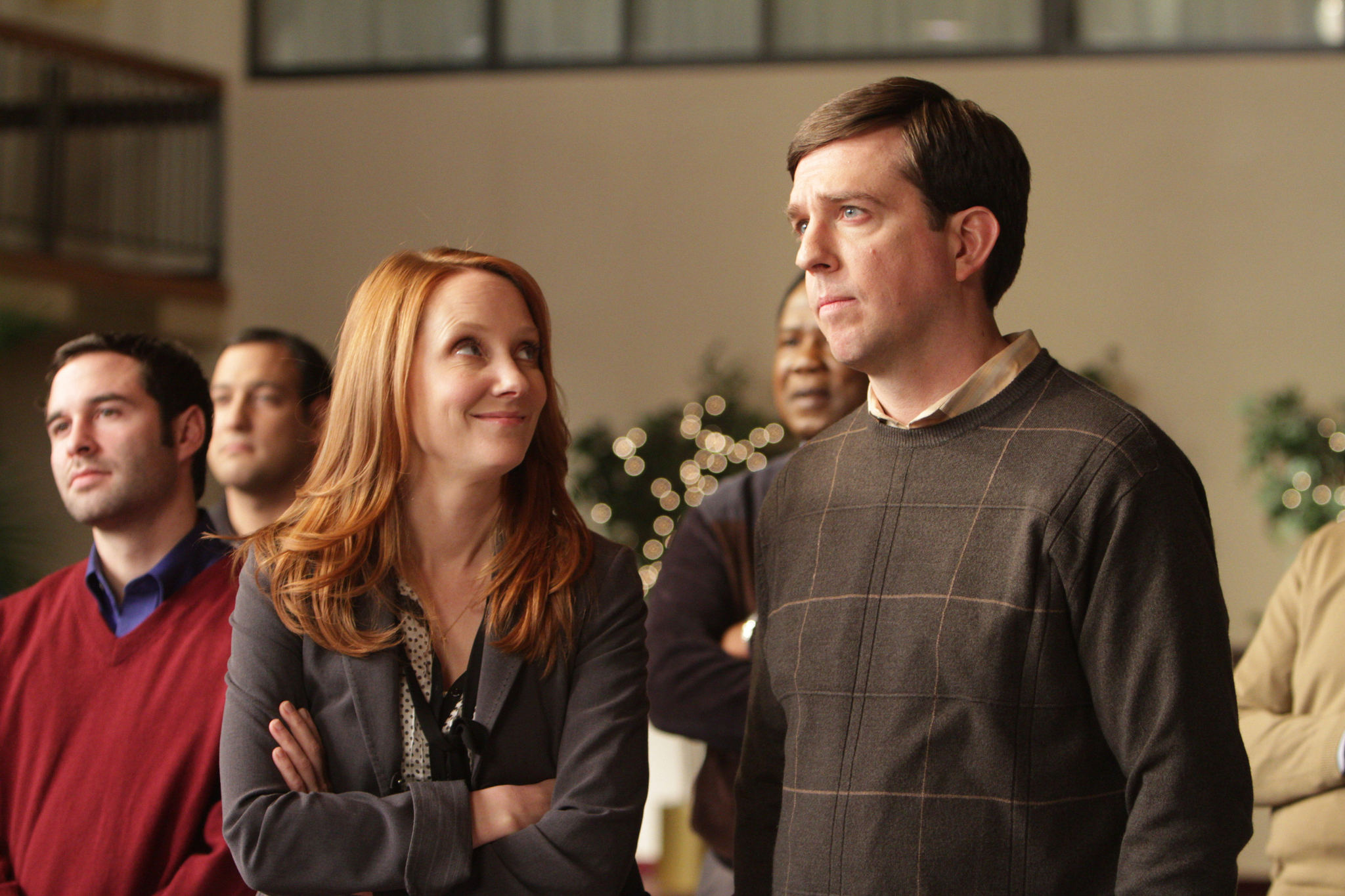 Still of Anne Heche and Ed Helms in Cedar Rapids (2011)