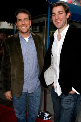 John Krasinski and Ed Helms at event of Griaustinis tropikuose (2008)