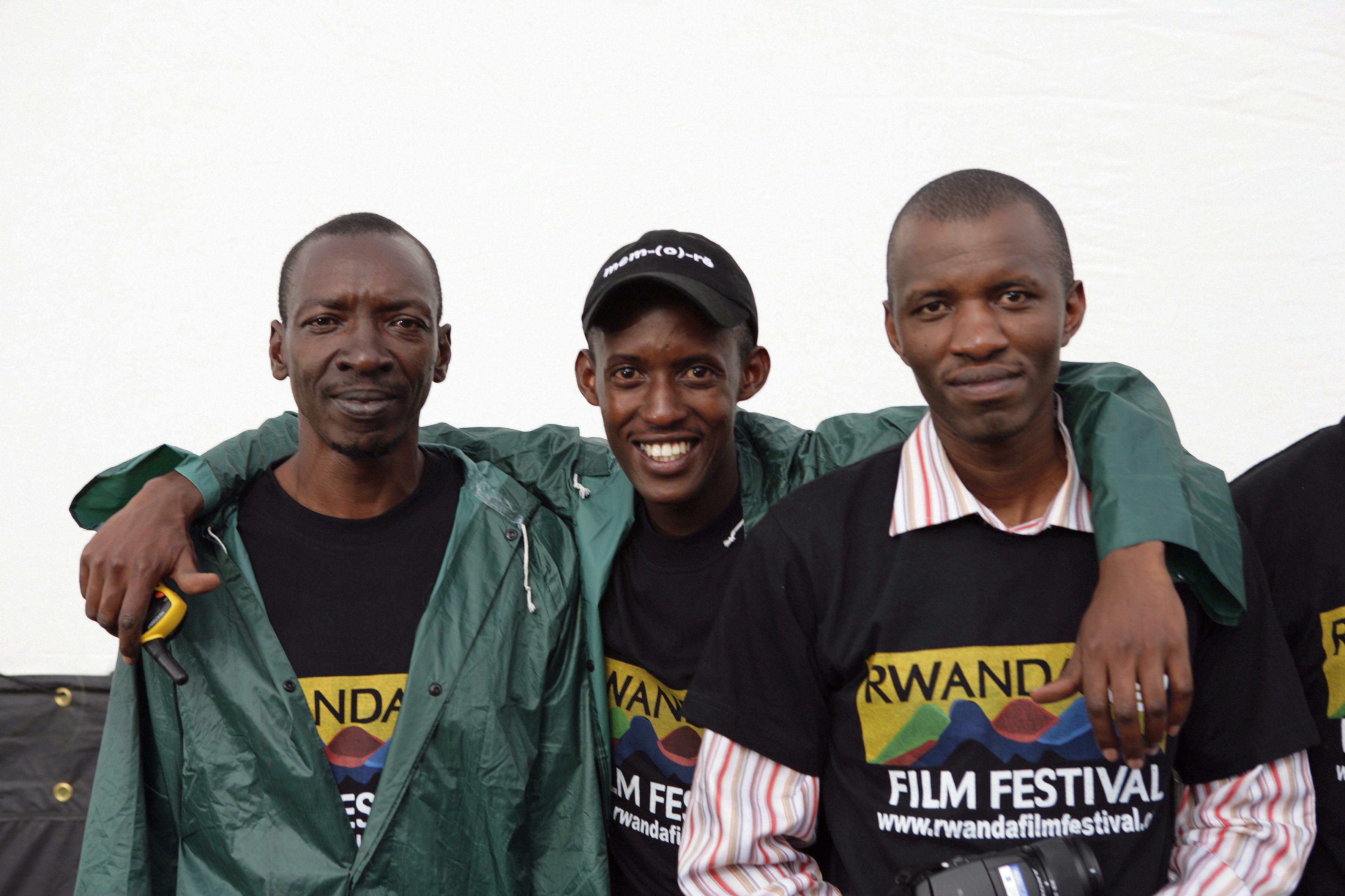 Rwanda Film Festiva- Hillywood Crew Inflatable team with screen